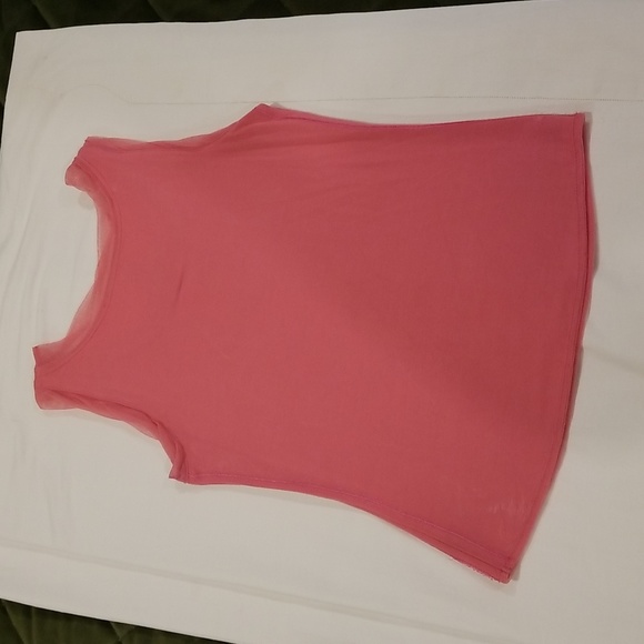 Luisa Cerano Designer Pink Tank Top - Picture 2 of 7